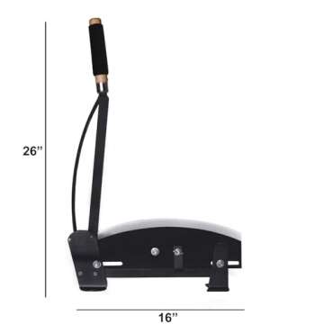 14-Inch Stainless Steel Flower Stem Cutter - Heavy Duty Bunch Cutter with Safety Lock - Perfect for ...