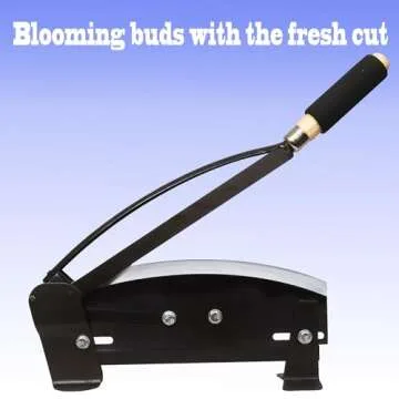 14-Inch Stainless Steel Flower Stem Cutter - Heavy Duty Bunch Cutter with Safety Lock - Perfect for Florists & Gardeners