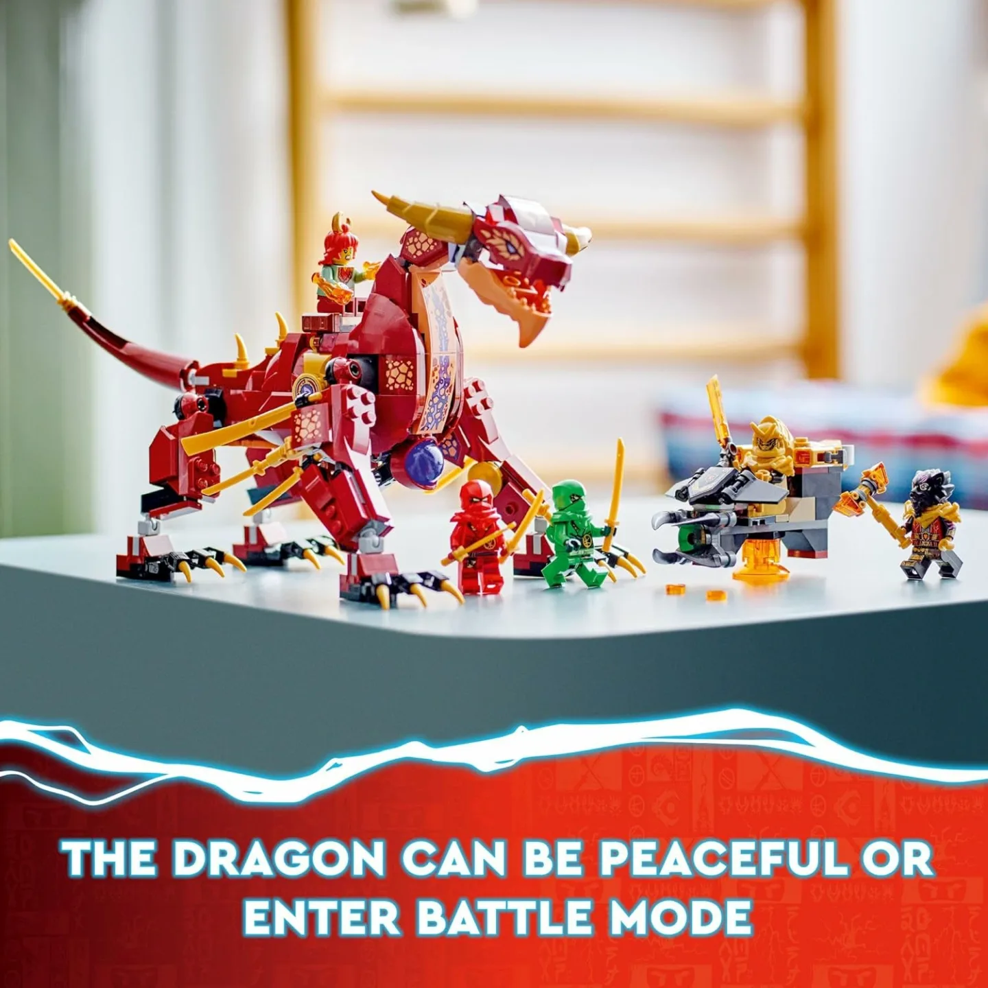 LEGO NINJAGO Heatwave Lava Dragon 71793 Building Set