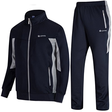 TBMPOY Men's Tracksuits Sweatsuits for Men Set Track Suits 2 Piece Casual Athletic Jogging Warm Up F...