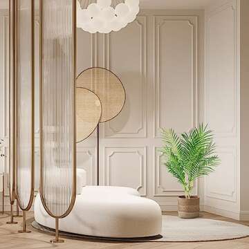 BESAMENATURE 30" Little Artificial Paradise Palm Tree Plant, Fake Tropical Palm Tree for Home Office Decoration