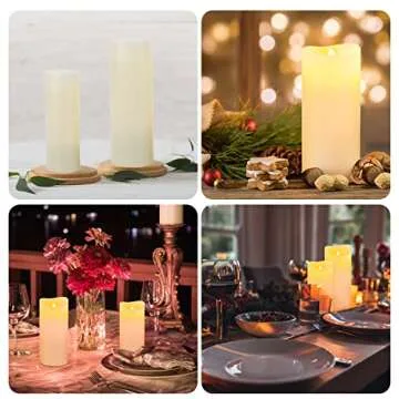 Stylish Biyanuo Flameless LED Candle Set of 9