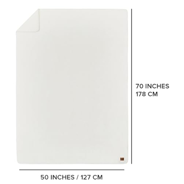 UGG Whitecap Plush Flannel Throw Blanket 50x70 Cozy