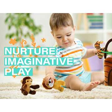 Etna Bunny Condo Play Set with Sounds for Kids