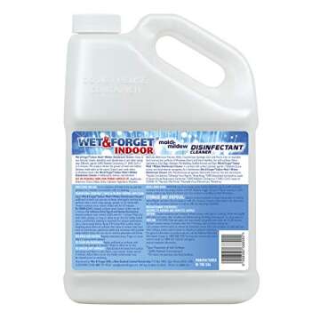 Wet & Forget Indoor Mold and Mildew All-Purpose Cleaner Deodorizes, Disinfects, Kills 99.9% of Bacte...