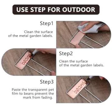 32 PCS Durable Copper Plant Labels for Gardeners