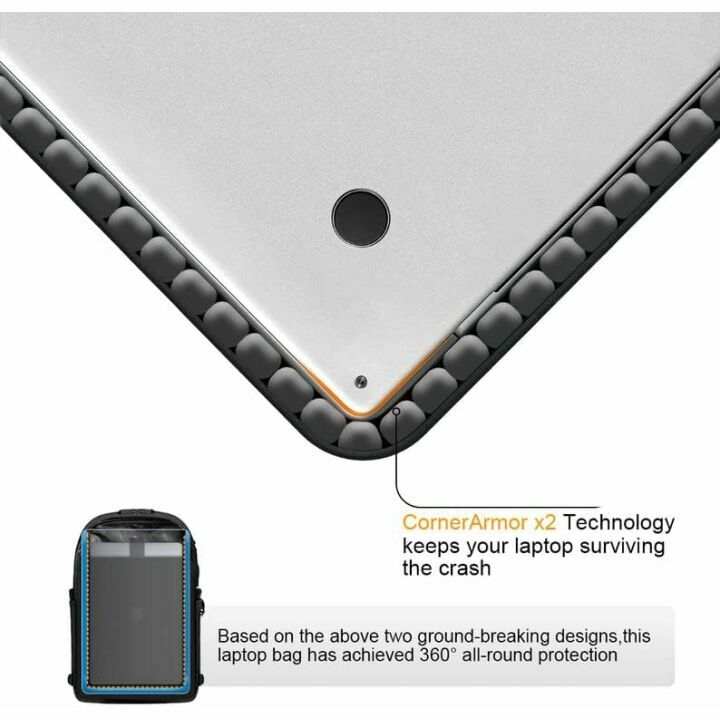 Tzowla Water Resistant Laptop Backpack with USB Port