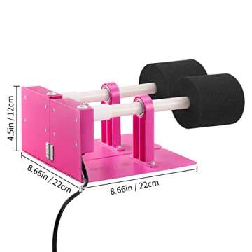 VEVOR Double Cup Turner for DIY Glitter & Epoxy Tumblers