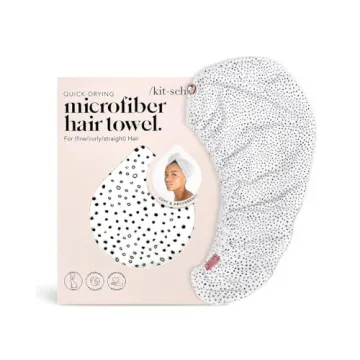 Kitsch Microfiber Hair Towel Wrap - Quick Drying & Stylish