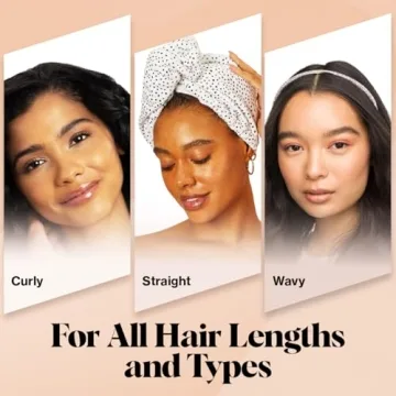 Kitsch Microfiber Hair Towel Wrap - Quick Drying & Stylish