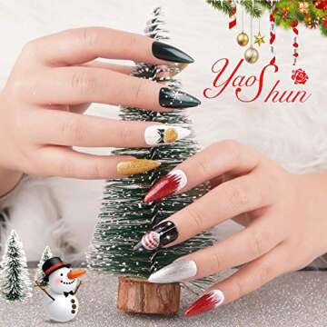 YaoShun Gel Polish Kit - 6 Colors Gel Polish Set UV LED Nail Gel, Soak Off Nail Gel Manicure Nail Art Kit