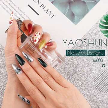 YaoShun Gel Polish Kit - 6 Colors Gel Polish Set UV LED Nail Gel, Soak Off Nail Gel Manicure Nail Art Kit