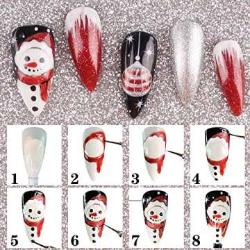 YaoShun Gel Polish Kit - 6 Colors Gel Polish Set UV LED Nail Gel, Soak Off Nail Gel Manicure Nail Art Kit