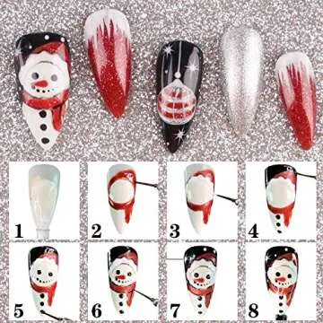 YaoShun Gel Polish Kit - 6 Colors Gel Polish Set UV LED Nail Gel, Soak Off Nail Gel Manicure Nail Art Kit