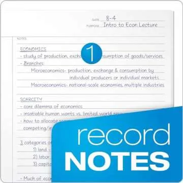 Oxford FocusNotes Notepad for Organized Note-Taking