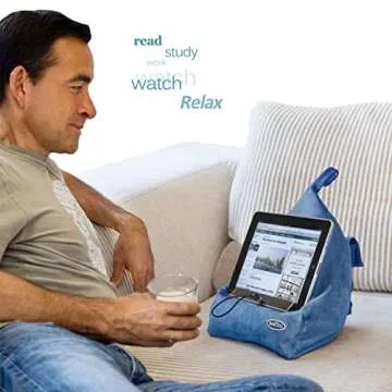 The Book Seat Cinnabar Red - Comfortable Hands-Free Reading