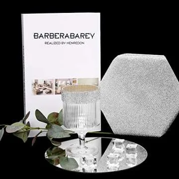 YGMONER 9.4 x 8 Inch Bling Car Trim Self-Adhesive Rhinestone DIY Decoration Sticker Car Accessories ...