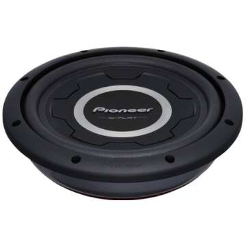 Pioneer 10-Inch Shallow-Mount Subwoofer for Deep Bass