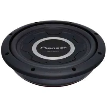 Pioneer 10-Inch Shallow-Mount Subwoofer for Deep Bass