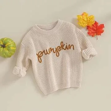 Karwuiio Toddler Knit Sweater for All Occasions