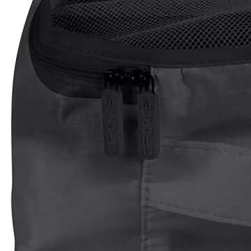 GForce 6 Piece Ultimate Traveling Set | Organizer Packing Cubes | 3 Sizes | Zippered Pouches | 3 Sizes | Suitcase Organizers | Luggage Organizers | Travel Essentials | Black