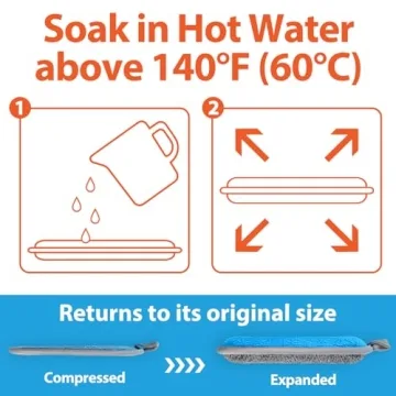 Mr. Scrub Kitchen Sponges Eco-Friendly Non-Scratch 6 Pack