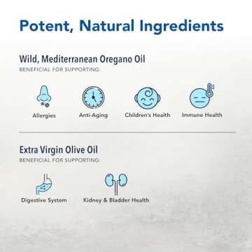 NORTH AMERICAN HERB & SPICE Oreganol P73-60 Gelcaps - Immune System Support - Unprocessed, Vegan Friendly Wild Oregano - Mediterranean Source - Non-GMO - 60 Servings