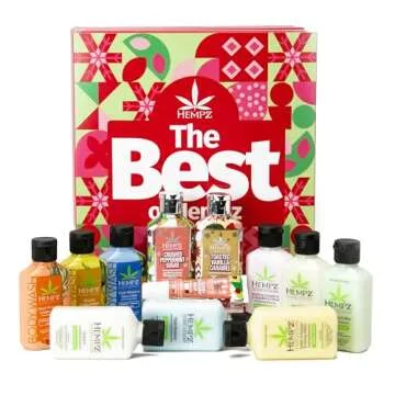 Hempz Best of Hempz Advent Calendar - Mini Body Lotion, Wash & Lip Balm Gift Pack