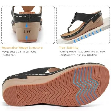Comfortable Wedge Sandals for Women Stylish Summer Wear