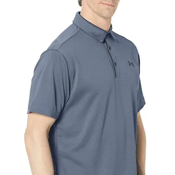 Under Armour Men's Tech Golf Polo Small - Downpour Gray