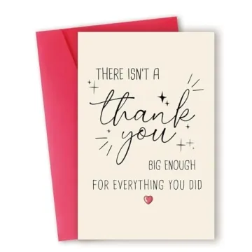 Funny Thank You Card, Thank You Card for Men Women, Thank You Gifts Card for Teacher Boss, Happy App...