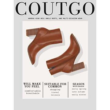 Chic Women’s High Heel Chelsea Ankle Boots for Winter