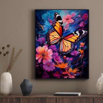 Butterfly Diamond Art Kit for All Ages - DIY Craft Kits