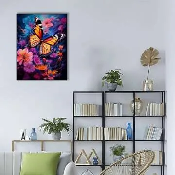 Butterfly Diamond Art Kit for All Ages - DIY Craft Kits