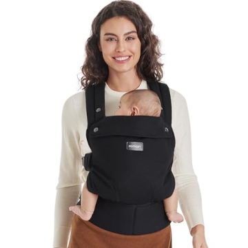 Momcozy Baby Carrier - Ergonomic, Cozy and Lightweight Carrier for 7-44lbs, Effortless to Put On, Id...