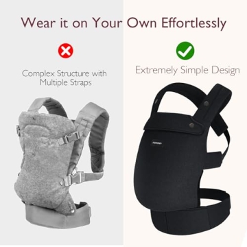 Momcozy Baby Carrier - Ergonomic & Comfortable All-in-One Babywearing Solution