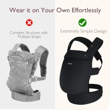 Momcozy Baby Carrier - Ergonomic & Comfortable All-in-One Babywearing Solution