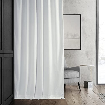 Luxurious HPD Velvet Thermal Blackout Curtains - 120 Inch