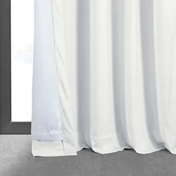 Luxurious HPD Velvet Thermal Blackout Curtains - 120 Inch