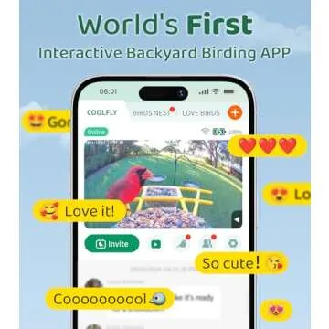 HIXX Smart Bird Feeder with HD Camera & AI Recognition