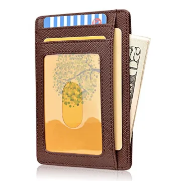 Buffway Slim RFID Blocking Leather Wallet for Everyone