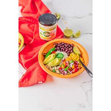 VEGAN VALLEY Jalapeno Cheeze Sauce - Cashew Based Nacho Cheeze - 16 oz - Certified Kosher, Gluten-Free, Soy-Free, and Dairy Free Cheese Makes Great Vegan Pasta Sauce, Dips for Chips, and More
