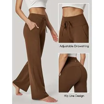 IUGA Wide Leg Yoga Pants for Women with Pockets