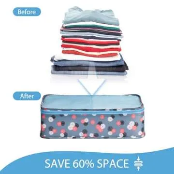 DIMJ 8-Piece Packing Cubes for Organized Travel Essentials