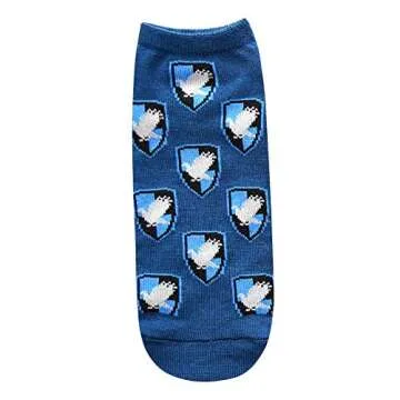 Harry Potter Ravenclaw Juniors/Womens 5 Pack Ankle Socks Size 4-10