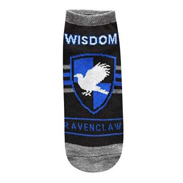 Harry Potter Ravenclaw Juniors/Womens 5 Pack Ankle Socks Size 4-10