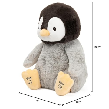 GUND Kissy The Penguin Plush Toy for Babies and Toddlers