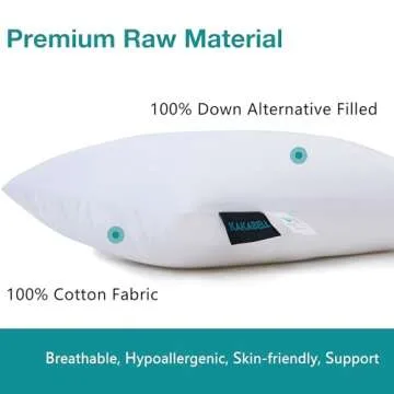 KAKABELL Luxurious 18x18 Pillow Inserts - Cozy Decor