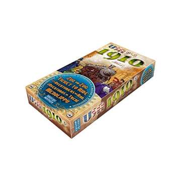 Ticket to Ride USA 1910 Board Game EXPANSION - Train Route-Building Strategy Game, Fun Family Game f...