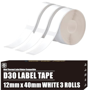 D30 Label Tape 540 Labels for Phomemo D30 Thermal Printer